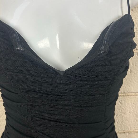 Princess Polly I Want You Mini Dress Black size 4 NWT - Picture 6 of 10